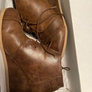 Maurices Brown Wedge Shoes